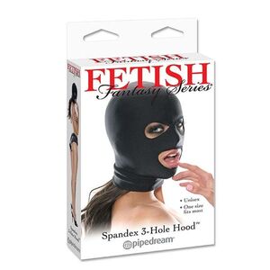 Pipedream Fetish Fantasy Spandex 3 Hole Hood bdsm maska obraz
