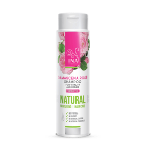 InaEssentials Přírodní růžový šampon na suché a poškozené vlasy 200 ml obraz