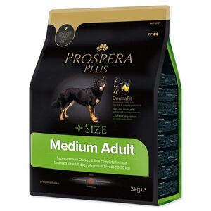 Prospera Krmivo Plus Medium Adult kuře s rýží 3kg obraz