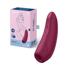 Satisfyer Curvy 1+ dámský podtlakový vibrátor červený obraz