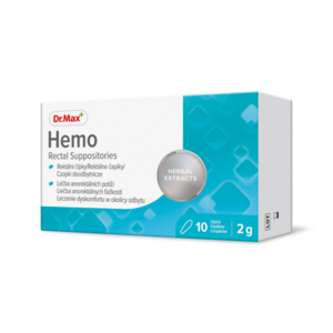 Dr. Max Hemo Rectal Suppositories rektální čípky 10 ks obraz