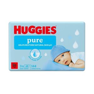 Huggies Pure vlhčené ubrousky 48 ks obraz