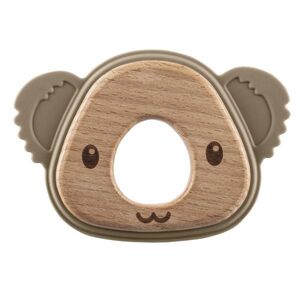 Zopa Silikonové dřevěné kousátko Koala, Sand Beige 1 obraz