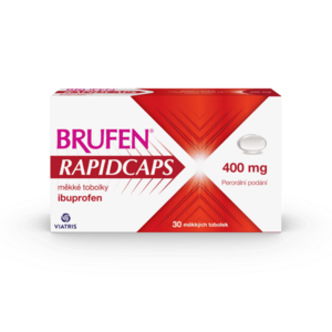 Brufen Rapidcaps 400 mg 30 měkkých tobolek obraz