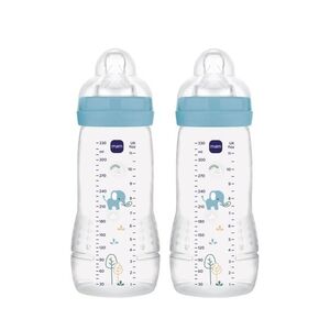 MAM Láhev Baby Bottle 330 ml 2 ks modrá obraz