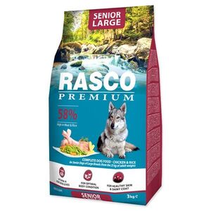 Rasco Premium Krmivo Senior Large kuře s rýží 3kg obraz