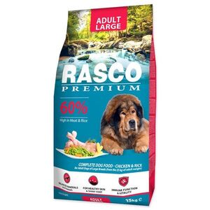 Rasco Premium Krmivo Adult Large kuře s rýží 15kg obraz