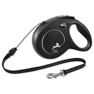 Flexi Vodítko Classic New lanko M černé 8m obraz