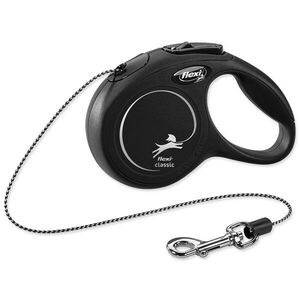 Flexi Vodítko Classic New lanko XS černé 3m obraz
