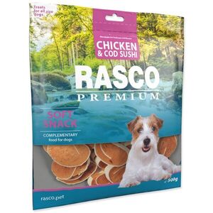 Rasco Premium Pochoutka kuře a treska, sushi 500g obraz
