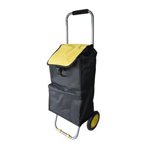 M.A.T. Group Nákupní taška na kolečkách RIO 25 l nosnost 20 kg černá/žlutá obraz