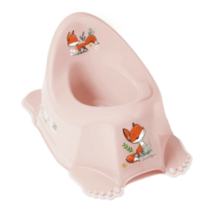 Tega Baby Dětský nočník s melodií – ergonomický, protiskluzový, hudební, růžový obraz