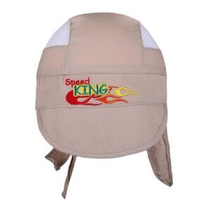 New Baby Letní dětská čepička-šátek Speed King béžová, vel. 116 (5-6 let) obraz