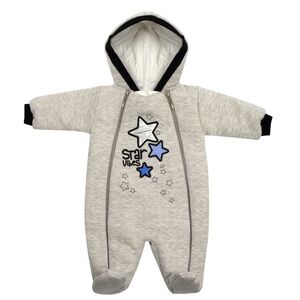 Koala Zimní kojenecká kombinéza s kapucí Star Vibes růžová, vel. 68 (4-6m) obraz