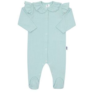 New Baby Kojenecký bavlněný overal Stripes ledově modrá, vel. 74 (6-9m) obraz