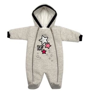 Koala Zimní kojenecká kombinéza s kapucí Star Vibes růžová, vel. 62 (3-6m) obraz