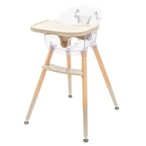 Baby Mix Jídelní židlička Ingrid wooden beige obraz