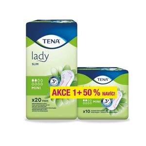 Tena Lady Slim Mini inkontinenční vložky 20+10 ks obraz