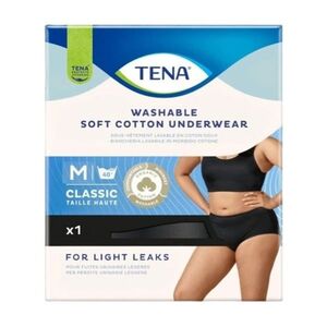 Tena Washable Underwear vel. M inkontinenční kalhotky pratelné 1 ks černé obraz