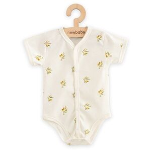 New Baby Kojenecké celorozepínací body s kr.m rukávem z org. bavlny Olivy, vel. 68 (4-6m) obraz