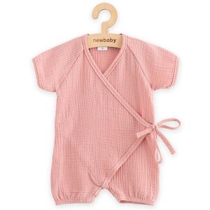New Baby Kojenecký letní mušelínový overal pink, vel. 62 (3-6m) obraz