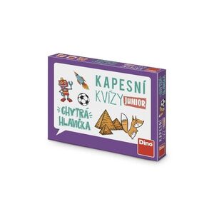 Dino Toys Kapesní Kvízy Junior Chytrá Hlavička Cestovní hra obraz