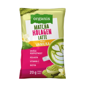 Organis Kolagen Matcha Latte vanilka 20 g obraz