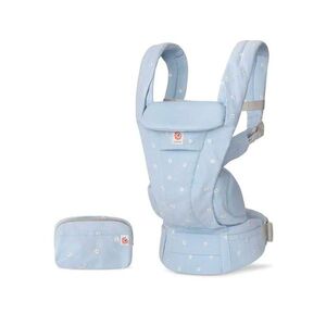 Ergobaby OMNI DELUXE Cotton nosítko Serene Blue Flowers obraz
