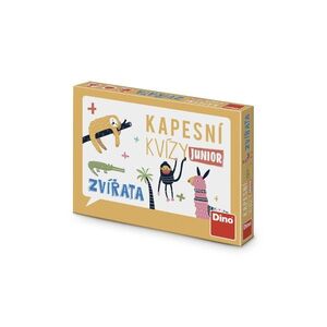 Dino Toys Kapesní kvízy Junior Zvířata Cestovní hra obraz