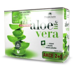 Pharma Activ AloeVeraLife 3x1000 ml + Aloe Vera Cubes 10g obraz