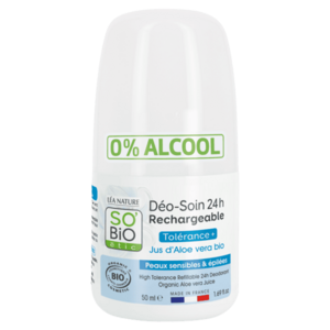SO’BiO étic Deodorant 24h Tolerance+ s Aloe vera BIO roll-on 50 ml obraz