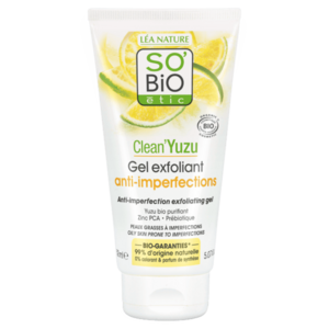 SO’BiO étic Clean Yuzu Gel pleťový exfoliační BIO 150 ml obraz