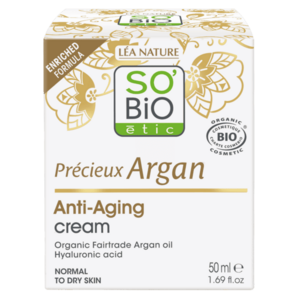 SO’BiO étic Anti-age Precieux Argan Denní krém BIO 50 ml obraz