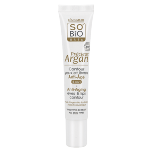 SO’BiO étic Anti-Age Precieux Argan Krém na okolí očí a rtů BIO 15 ml obraz