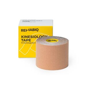 Rehabiq Kinesiology Tape 5 cm x 5 m tejpovací páska 1 ks béžová obraz
