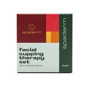 Spaderm Facial Cupping Therapy Set sada skleněných baněk na obličej 2 ks obraz
