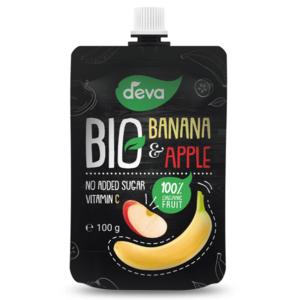 Deva BIO snack banán a jablko kapsička 100 g obraz
