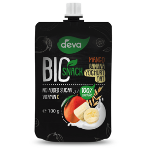 Deva BIO snack mango, banán, jogurt a oves kapsička 100 g obraz