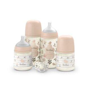 Suavinex Premium Novorozenecký set BIRDIES růžový obraz