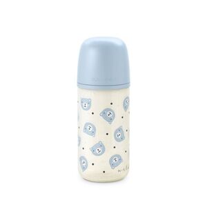 Suavinex Láhev skleněná fyziologická 240 ml 1 ks modrá obraz