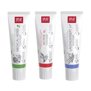 SPLAT Trio sada Professional Medical Herbs, Active, Lavendersept zubní pasty 3x100 ml obraz