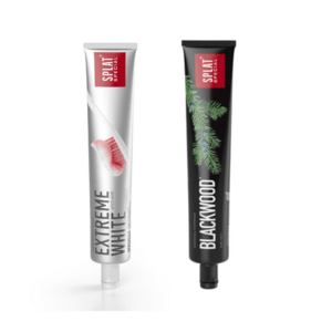 SPLAT Duo sada Special Extreme White a Blackwood zubní pasty 2x75 ml obraz