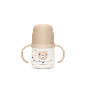 Suavinex První láhev s oušky WILD&FREE 150 ml 1 ks hnědá obraz