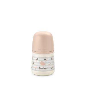Suavinex Kojenecká láhev fyziologická BIRDIES S 150 ml 1 ks růžová obraz