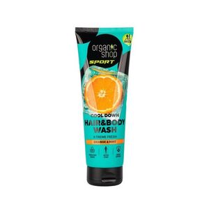 Organic Shop Sport Osvěžující sprchový gel Pomeranč a máta 200 ml obraz