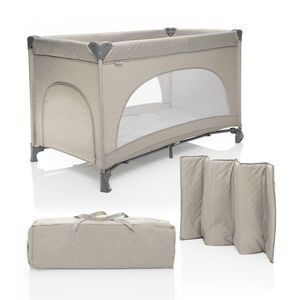 Zopa Postýlka skládací Lely, Sand Beige 3 obraz
