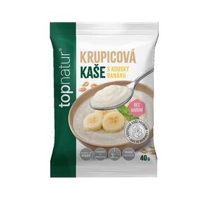 Topnatur Krupicová kaše 40 g s kousky banánu obraz