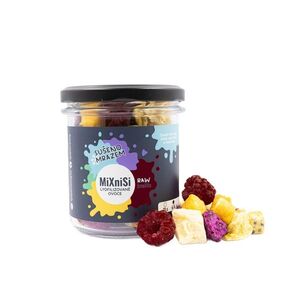 Lyopotraviny MiXniSi do skleničky - mango, marakuja, dračí ovoce, maliny (sušeno mrazem) obraz
