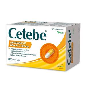 Cetebe Lipozomální vitamin C 500 mg 60 tobolek obraz