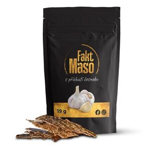 Lyopotraviny Hovězí chipsy Fakt Maso! - sušené maso, 19 g, ČESNEK obraz